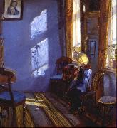 Sunlight in the blue room, Anna Ancher